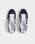 HEED NYC Men's Classic Royal Blue Vegan Leather Sneaker